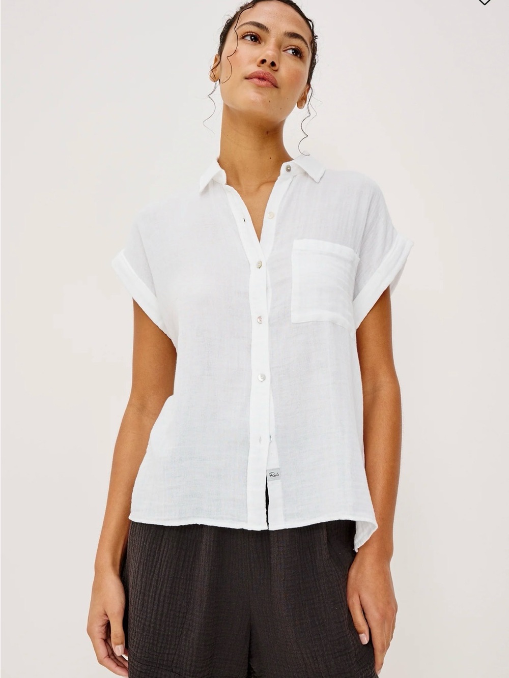 Rails Whitney top in white